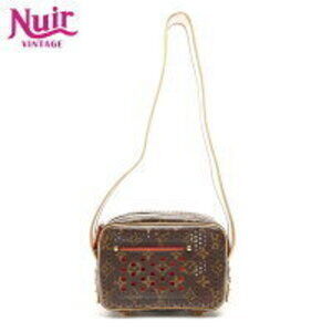 Louis Vuitton Monogram Perfo Trocadero Shoulder Bag Brown